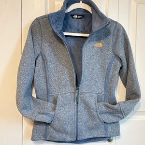 The North Face Jacket Women’s Small Petite Blue Fleece Jacket Winter Spring Fall